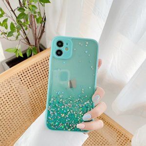 Bling Shining Mint Camera Protection iphone case